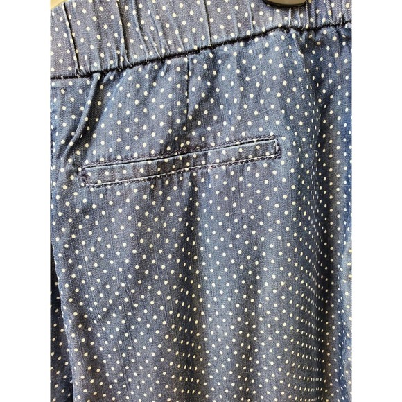 Chico's Women's Blue Cotton Ultimate Fit Comfort Waist Bermuda Shorts Size 2 - Picture 7 of 12